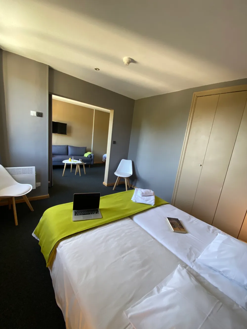 Hotel Room For 1 To 4 People, Linen Kit Provided, Beds Not Made, Towel Provided