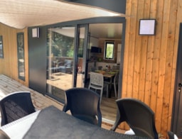 Location - Mobil Home  Premium New Valley, 3 Chambres, 2 Salles De Bain, 6 Personnes, - Camping Le Mas des Sédariès