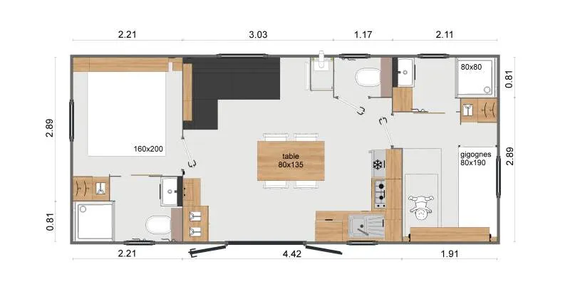 Premium 2Ch 2Sdb Clim Lv Tv Wifi Terrasse Village Western