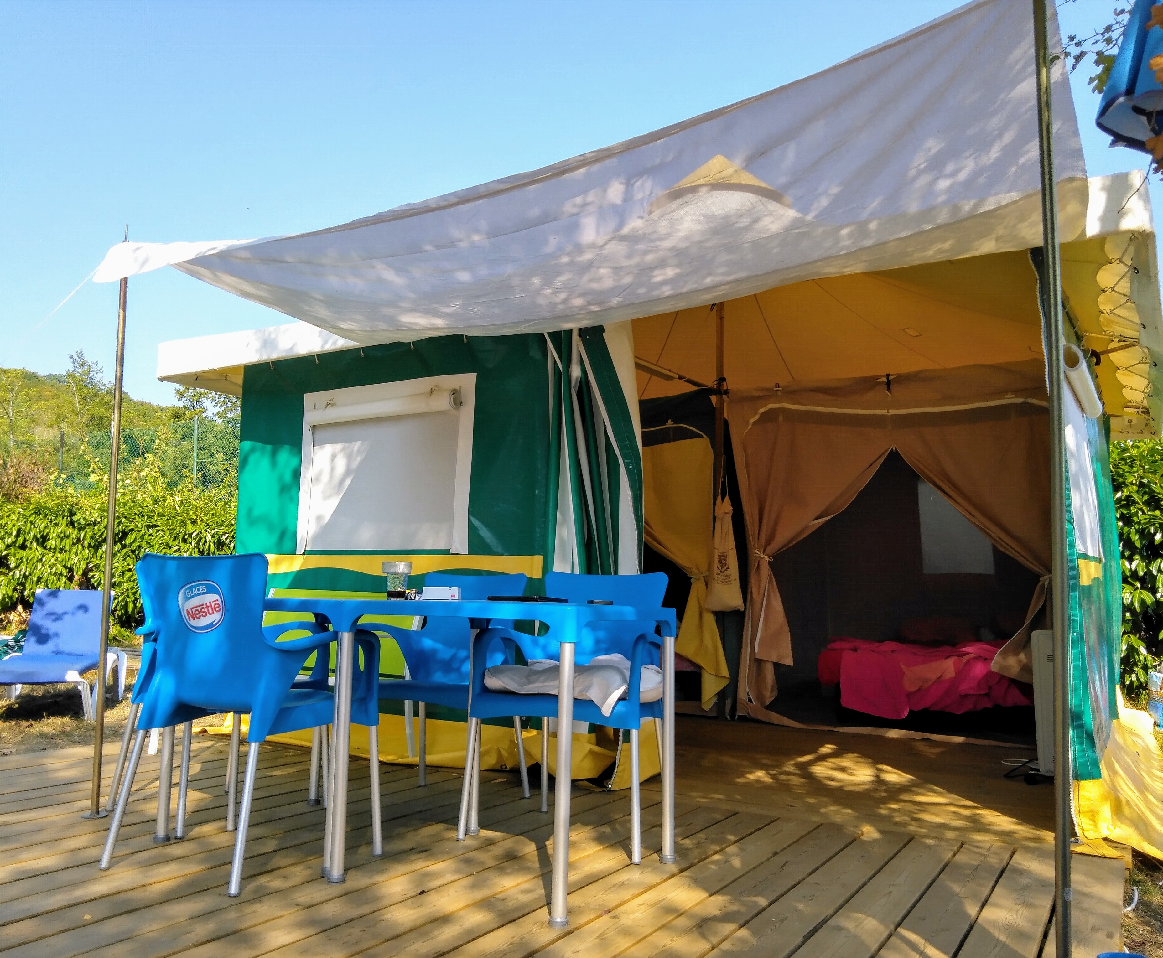 Location - Bungalow Toilé 2/4 Personnes - Camping de la Moselle