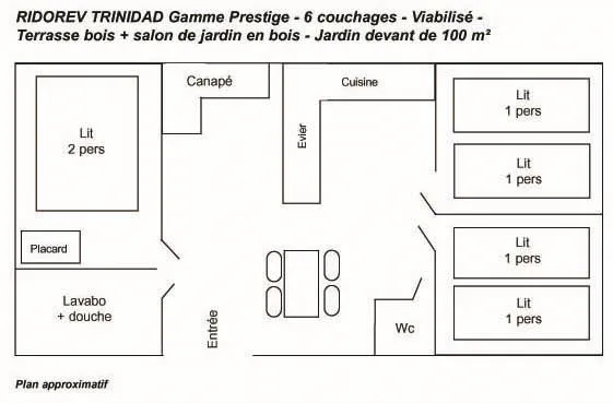 Mobil-Home Confort 3 Chambres