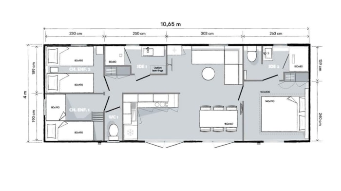 Cottage Premium  40M2- 3Ch - 2 Sdb - Borne De Recharge Électrique - Formule Hôtelière