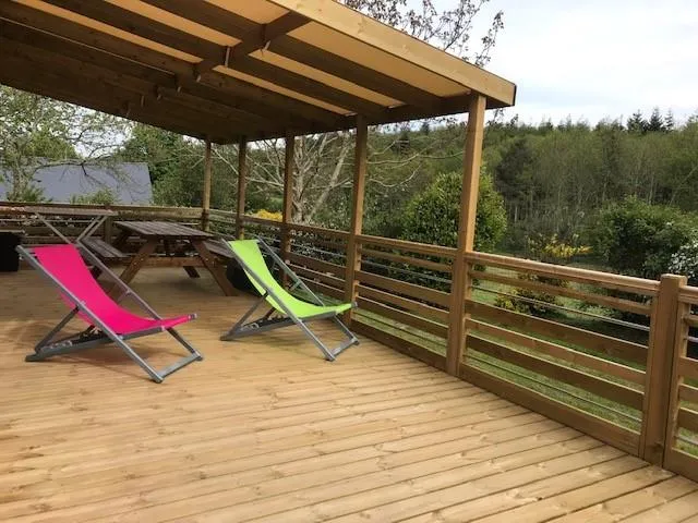 Cottage Premium 40M² Spa Privé - Vue Nature  - 3 Ch - Tv - 2 Sdb - Borne Recharge -