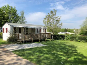 Mietunterkunft - Mobilheim Confort  - 3 Zimmer Mit Innen Schwimbad - Camping TY NENEZ