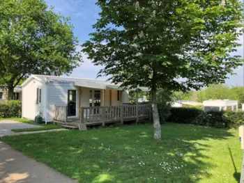 Mietunterkunft - Mobilheim Confort  - 2 Zimmer Mit Innen Schwimbad - Camping TY NENEZ