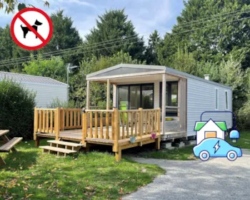 Mietunterkunft - Mobilheim 2 Zimmer  Privilege Living - 35 M² (Ladestation Für Elektroautos) - Camping TY NENEZ