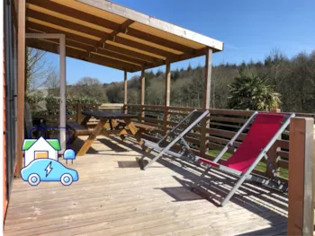 Mietunterkunft - Premium Cottage 33 M² - Blick In Die Natur Nicht Einsehbar - 2 Schlafzimmer - Tv - 2 Badezimmer - L - Camping TY NENEZ