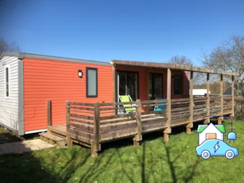 Mietunterkunft - Premium Cottage 40M² - Blick In Die Natur Nicht Einsehbar - 3 Schlafzimmer - Tv - 2 Badezimmer - Lad - Camping TY NENEZ