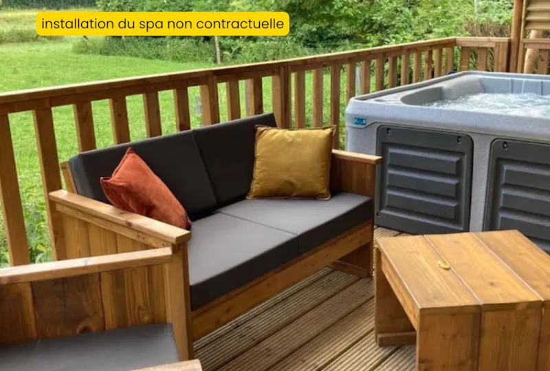 Cottage Premium 40M² Spa Privé - Vue Nature  - 3 Ch - Tv - 2 Sdb - Borne Recharge -