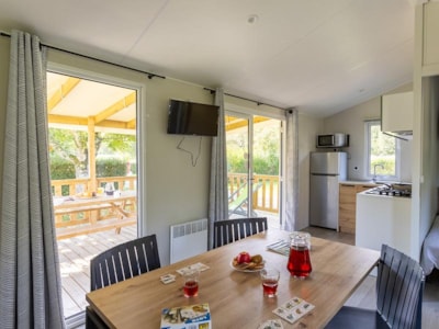Mobil-home Confort Plus - 2 bedrooms - Semi-covered terrace — 6