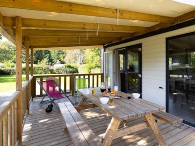 Mobil-home Confort Plus - 2 bedrooms - Semi-covered terrace — 3