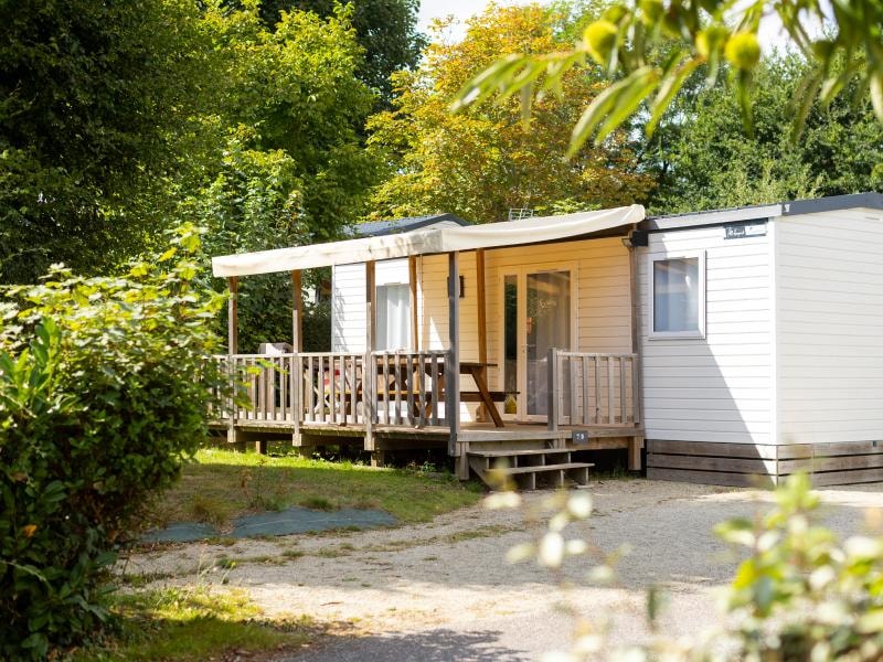 Mobilheim Confort Plus - 3 Schlafzimmer - Große halbüberdachte Terrasse