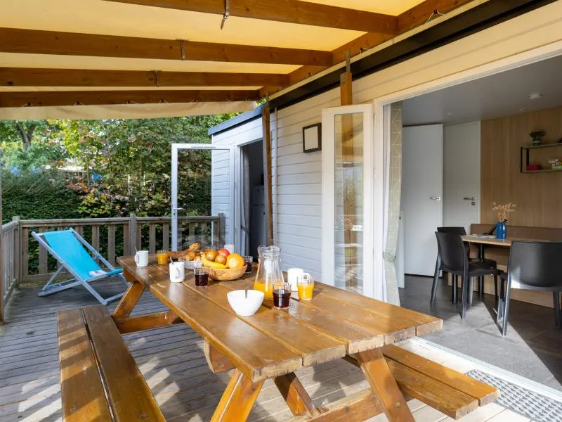 Mobil Home Confort Plus - 3 Chambres - Grande Terrasse Semi-Couverte