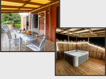 Mietunterkunft - Premium Cottage 33 M² - Blick In Die Natur Nicht Einsehbar - 2 Schlafzimmer - Tv - 2 Badezimmer - L - Camping TY NENEZ