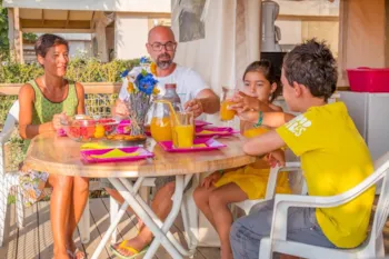 Mietunterkunft - Zelt Ecolodge 2 Zimmer - T5l2 - Camping Marvilla Parks - Saint Jacques