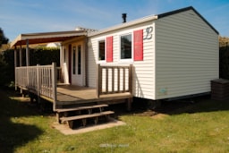 Location - Mobil-Home Oceane 29M² / 2 Chambres - Terrasse Semi-Couverte - Camping LE VARLEN