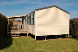 Location - Mobil-Home Rapidhome 33.5 M² / 3 Chambres - Terrasse Semi-Couverte - Camping LE VARLEN