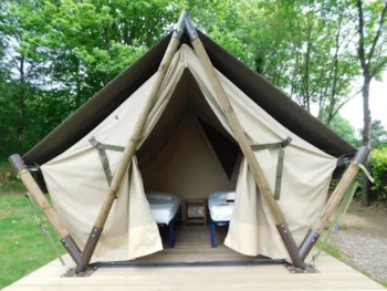 Mietunterkunft - Zelt Auf Stelzen Moorea 1 Schlafzimmer - Camping DOMAINE DE KERELLY