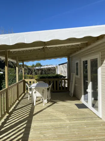 Mietunterkunft - Mobilheim Flores 2 Zimmer 32M² - Camping DOMAINE DE KERELLY
