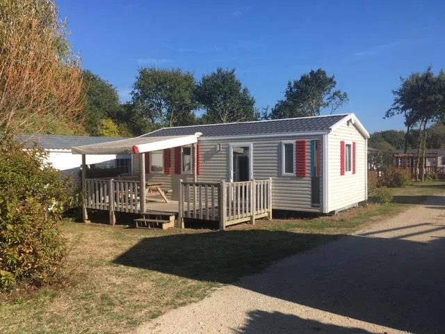 Mobil-Home Bermudes Trio 3 Chambres  32 M2 Avec Terrasse 15M2 Semi Couverte