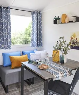 Mobil-Home 2 Chambres Compact 24 M2 Avec Terrasse Couverte 10 M2