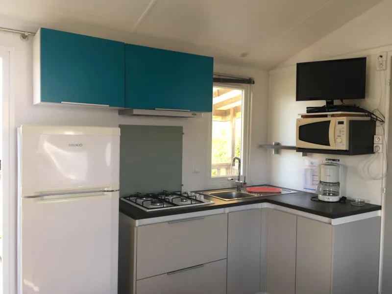 Mobil-Home Bermudes Trio 3 Chambres  32 M2 Avec Terrasse 15M2 Semi Couverte