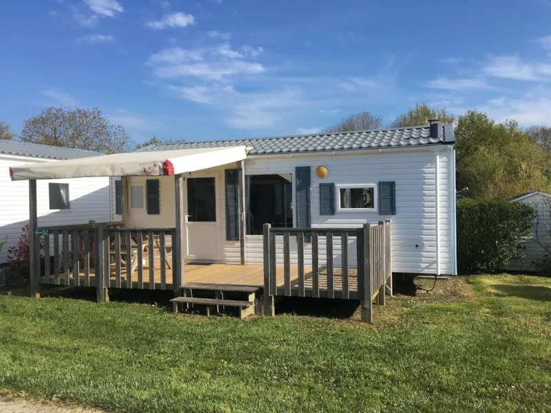 Mobil-Home 2 Chambres Confort 30 M2  Avec Terrasse 15M2 Semi Couverte