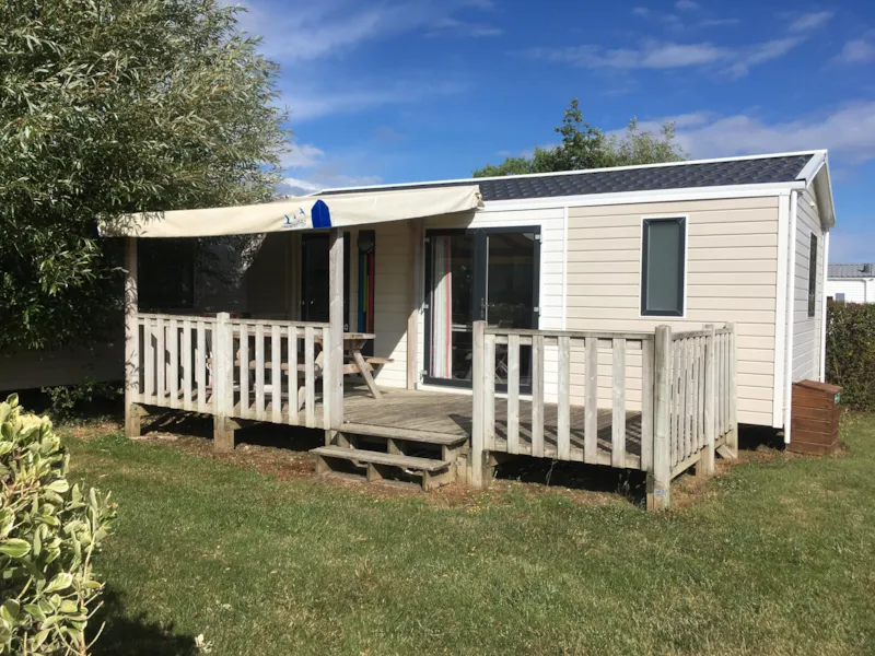 Mobil-Home 2 Chambres Confort 30 M2  Avec Terrasse 15M2 Semi Couverte