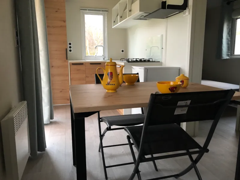 Mobil-Home Solo 1 Chambre 20 M2 Avec Terrasse Couverte 10M2