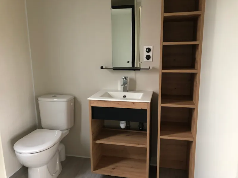 Mobil-Home Solo 1 Chambre 20 M2 Avec Terrasse Couverte 10M2