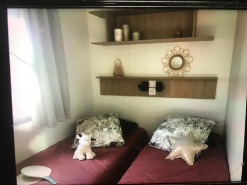 Mobil-Home 2 Chambres Premium 32M2 Avec Terrasse Couverte De 18M2 Lave Vaisselle ,2 Transats