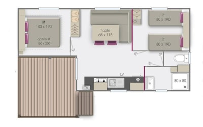 Mobil home Rapidhome Alizé 80 — 1