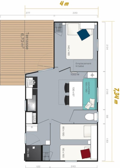 Mobil home O'Hara 734 Plus Sunday — 4