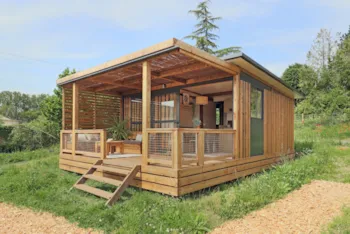 Location - Chalet Premium  2 Chambres - Camping du Lac au Duc 
