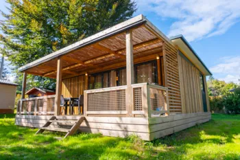 Mietunterkunft - Hütte Premium Plus - 3 Schlafzimmer - Camping du Lac au Duc 