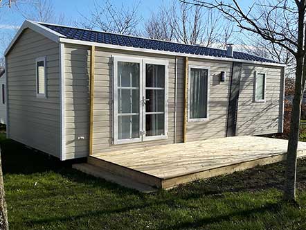 Location - Mobil-Home Lodge Lo83 32 M² - 3 Chambres - Camping de Ker-Lay