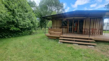 Mietunterkunft - Premium-Canvas-Chalet - Camping LA GRANDE LANDE