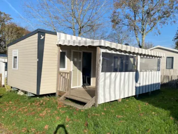 Mietunterkunft - Mobilheim Grand Confort - 2 Schlafzimmer, 1 Badezimmer - Tv - Camping LA GRANDE LANDE