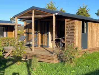 Mietunterkunft - Gemütliches Chalet – 2 Schlafzimmer, 1 Badezimmer – Tv – Fußgängerzone - Camping LA GRANDE LANDE