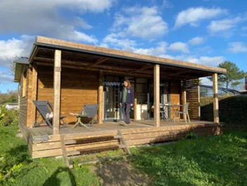 Mietunterkunft - Gemütliches Chalet – 3 Schlafzimmer, 1 Badezimmer – Tv – Fußgängerzone - Camping LA GRANDE LANDE