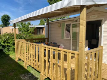 Mietunterkunft - Mobilheim Komfort - 2 Zimmer 1 Badezimme - Camping LA GRANDE LANDE