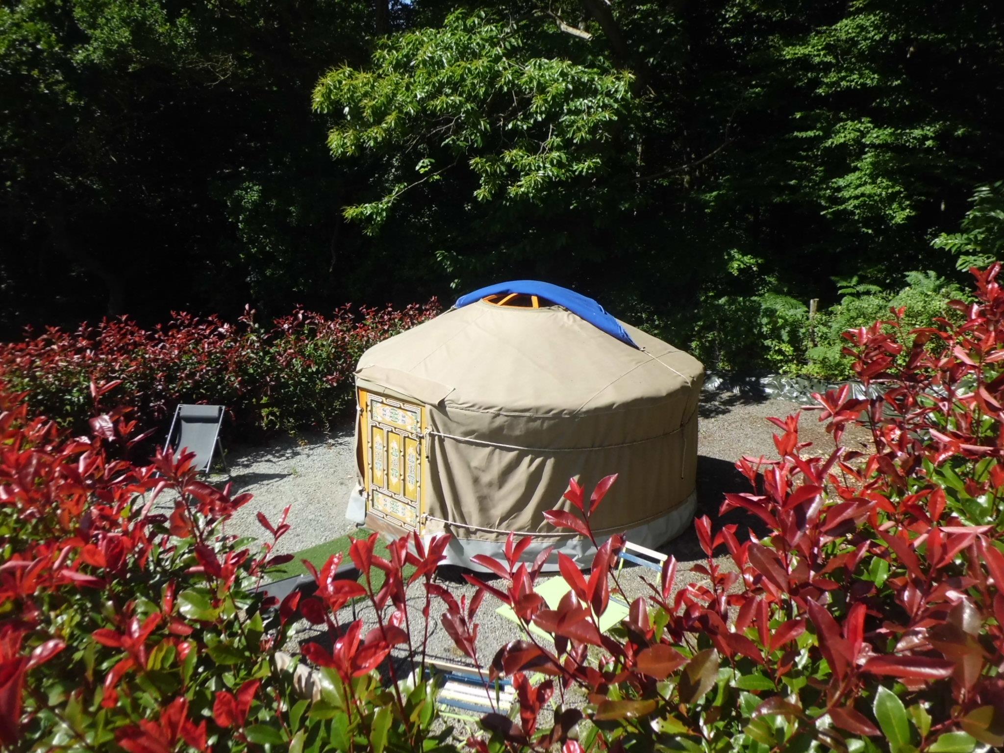 Accommodation - Mongolian Yurt - Without Toilet Blocks - Camping des Cerisiers