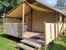 Huuraccommodatie(s) - Jungle Lodge Tent (Zonder Eigen Badkamer) - Camping des Cerisiers