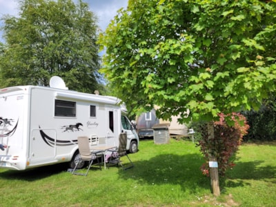 Vehicle, caravan or camper pitch — 1