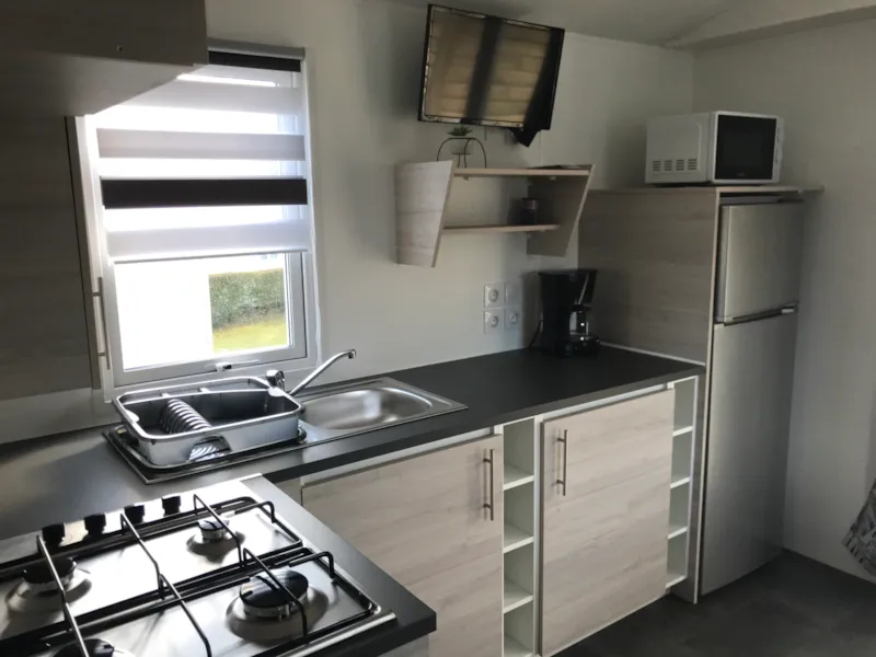 Mobil Home Grand Confort  20M²  - 1 Chambre (Type Evo20) Lit 160*200 (Animaux Interdits)