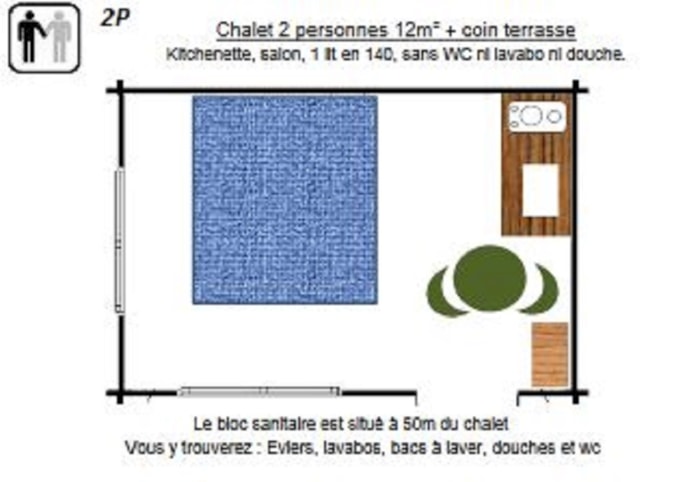 Chalet 12 M2 Sans Sanitaires (Animaux Non Conseillés)