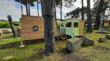 Mietunterkunft - Cabadienne 9 M2 Mit Tv Ohne Sanitäranlagen + Küche Im Freien (Haustiere Verboten) - WEST CAMPING