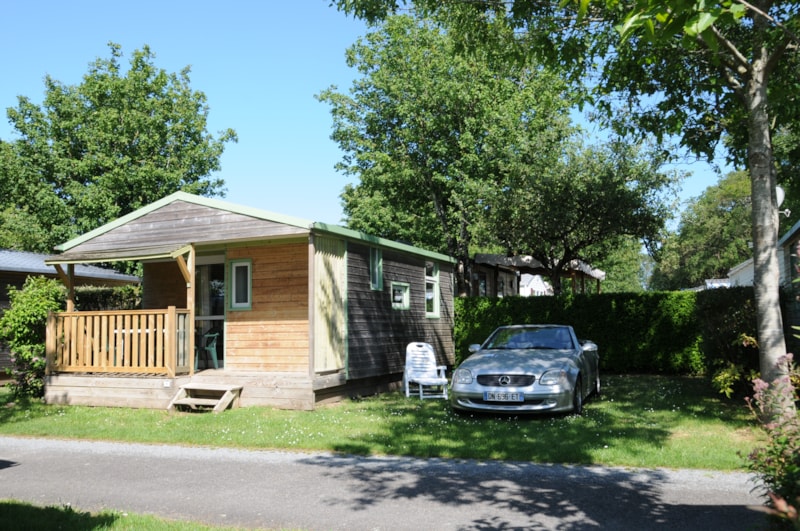 Chalet Suscinio STANDARD 31m² (2 slaapkamersn) + Half overdekt terras