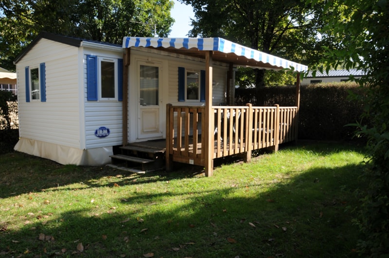 Stacaravan Damgan STANDARD 21m² (2 slaapkamers) + Overdekt terras + TVDAMGAN (2 kamers)