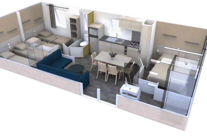 Mobil Home Premium 3 Chambres
